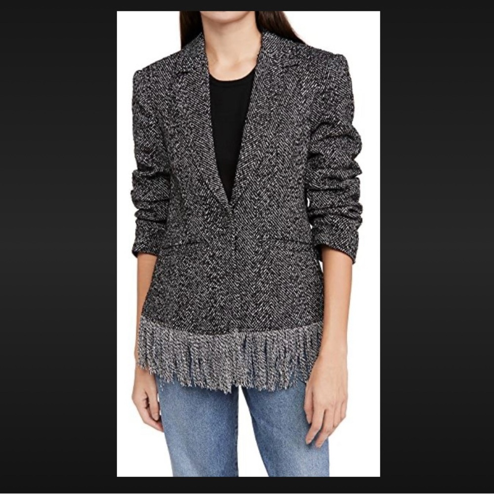 Cinq a Sept Claudia Wool Tweed Blazer. Size 6